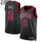 Maillot Enfant Chicago Bulls Lonzo Ball 2 Statement Edition Noir Swingman