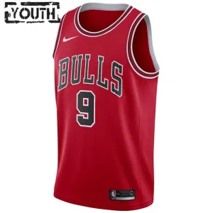 Maillot Enfant Chicago Bulls Nikola Vucevic 9 Icon Edition Rouge Swingman