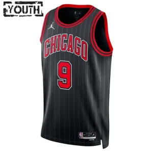 Maillot Enfant Chicago Bulls Nikola Vucevic 9 Statement Edition Noir Swingman