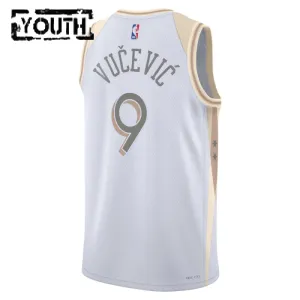 Maillot Enfant Chicago Bulls Nikola Vucevic City Edition 2024-25 Blanc Swingman