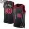Maillot Enfant Chicago Bulls Personnalisé City Edition 2023-24 Noir Swingman