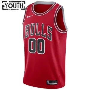 Maillot Enfant Chicago Bulls Personnalisé Icon Edition Rouge Swingman