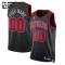 Maillot Enfant Chicago Bulls Personnalisé Statement Edition Noir Swingman