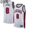 Maillot Enfant Chicago Bulls Zach Lavine 8 City Edition 2022-23 Blanc Swingman