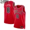 Maillot Enfant Chicago Bulls Zach Lavine 8 Icon Edition Rouge Swingman