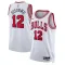 Maillot Homme Chicago Bulls Ayo Dosunmu 12 Association Edition Blanc Swingman