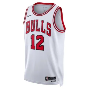 Maillot Homme Chicago Bulls Ayo Dosunmu 12 Association Edition Blanc Swingman