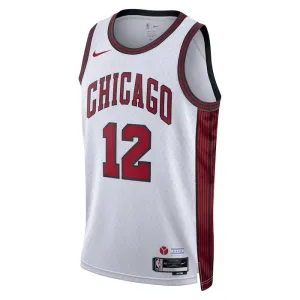 Maillot Homme Chicago Bulls Ayo Dosunmu 12 City Edition 2022-23 Blanc Swingman