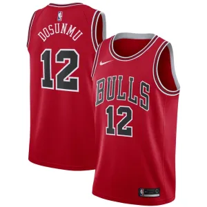 Maillot Homme Chicago Bulls Ayo Dosunmu 12 Icon Edition Rouge Swingman