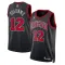 Maillot Homme Chicago Bulls Ayo Dosunmu 12 Statement Edition Noir Swingman