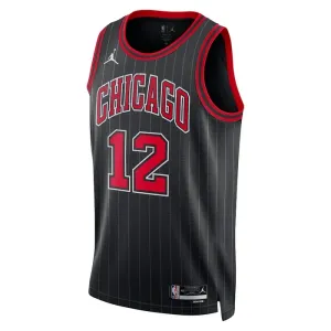 Maillot Homme Chicago Bulls Ayo Dosunmu 12 Statement Edition Noir Swingman