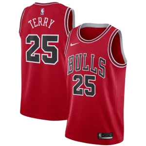 Maillot Homme Chicago Bulls Dalen Terry 25 Icon Edition Rouge Swingman