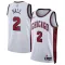 Maillot Homme Chicago Bulls Lonzo Ball 2 City Edition 2022-23 Blanc Swingman