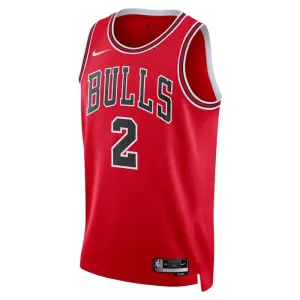 Maillot Homme Chicago Bulls Lonzo Ball 2 Icon Edition Rouge Swingman