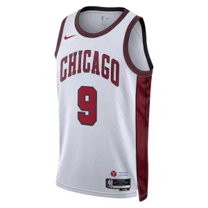 Maillot Homme Chicago Bulls Nikola Vucevic 9 City Edition 2022-23 Blanc Swingman
