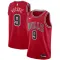 Maillot Homme Chicago Bulls Nikola Vucevic 9 Icon Edition Rouge Swingman