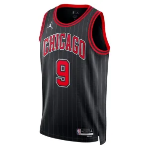 Maillot Homme Chicago Bulls Nikola Vucevic 9 Statement Edition Noir Swingman