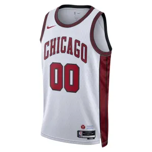 Maillot Homme Chicago Bulls Personnalisé City Edition 2022-23 Blanc Swingman