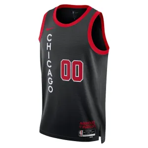 Maillot Homme Chicago Bulls Personnalisé City Edition 2023-24 Noir Swingman