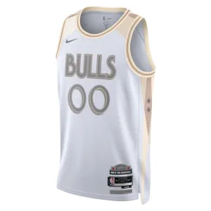 Maillot Homme Chicago Bulls Personnalisé City Edition 2024-25 Blanc Swingman