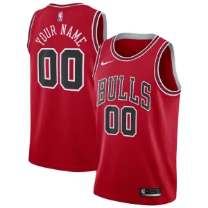 Maillot Homme Chicago Bulls Personnalisé Icon Edition Rouge Swingman