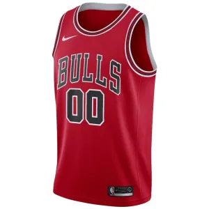Maillot Homme Chicago Bulls Personnalisé Icon Edition Rouge Swingman