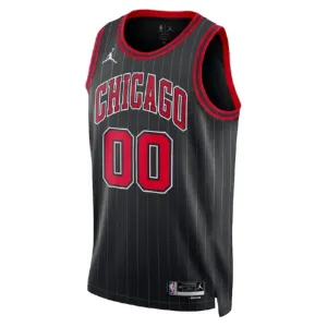 Maillot Homme Chicago Bulls Personnalisé Statement Edition Noir Swingman
