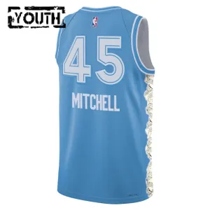 Maillot Enfant Cleveland Cavaliers Donovan Mitchell City Edition 2024-25 Bleu Swingman