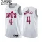 Maillot Enfant Cleveland Cavaliers Evan Mobley 4 Association Edition Blanc Swingman