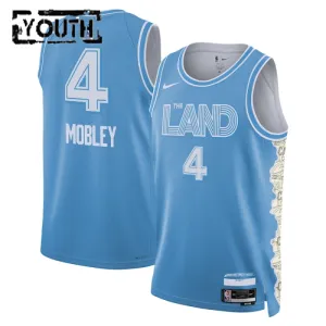 Maillot Enfant Cleveland Cavaliers Evan Mobley City Edition 2024-25 Bleu Swingman