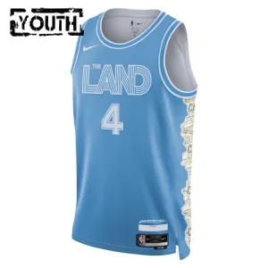 Maillot Enfant Cleveland Cavaliers Evan Mobley City Edition 2024-25 Bleu Swingman