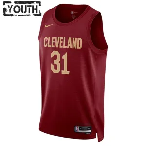 Maillot Enfant Cleveland Cavaliers Jarrett Allen 31 Icon Edition Maroon Swingman