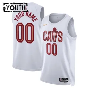 Maillot Enfant Cleveland Cavaliers Personnalisé Association Edition Blanc Swingman