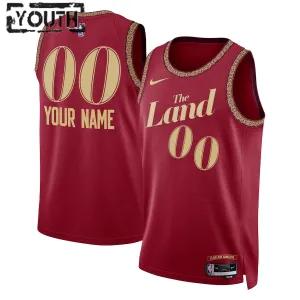 Maillot Enfant Cleveland Cavaliers Personnalisé City Edition 2023-24 Swingman