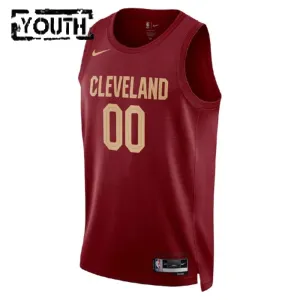 Maillot Enfant Cleveland Cavaliers Personnalisé Icon Edition Rouge Swingman