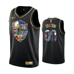 Maillot Homme Cleveland Cavaliers Diamond Edition Personnalisé Noir Swingman Maillot Homme Cleveland Cavaliers Diamond Edition Personnalisé Noir Swingman