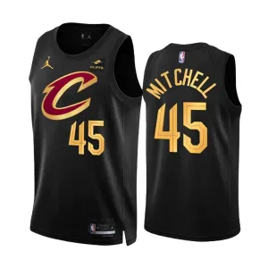 Maillot Homme Cleveland Cavaliers Donovan Mitchell 45 Statement Edition Noir Swingman Maillot Homme Cleveland Cavaliers Donovan Mitchell 45 Statement Edition Noir Swingman