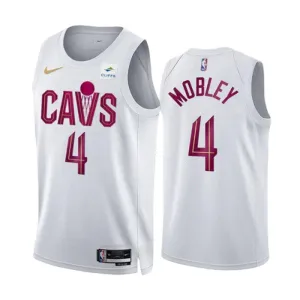 Maillot Homme Cleveland Cavaliers Evan Mobley 4 Association Edition Blanc Swingman Maillot Homme Cleveland Cavaliers Evan Mobley 4 Association Edition Blanc Swingman
