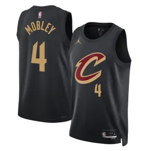 Maillot Homme Cleveland Cavaliers Evan Mobley 4 Statement Edition Noir Swingman