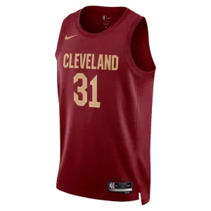 Maillot Homme Cleveland Cavaliers Jarrett Allen 31 Icon Edition Maroon Swingman