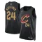 Maillot Homme Cleveland Cavaliers Lauri Markkanen 24 Statement Edition Noir Swingman