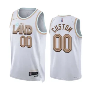 Maillot Homme Cleveland Cavaliers Personnalisé City Edition 2022-23 Blanc Swingman Maillot Homme Cleveland Cavaliers Personnalisé City Edition 2022-23 Blanc Swingman