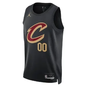 Maillot Homme Cleveland Cavaliers Personnalisé Statement Edition Noir Swingman