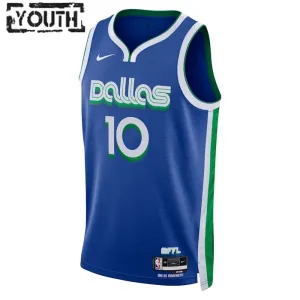 Maillot Enfant Dallas Mavericks Dorian Finney-Smith 10 City Edition 2022-23 Bleu Swingman