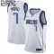 Maillot Enfant Dallas Mavericks Dwight Powell 7 Association Edition Blanc Swingman