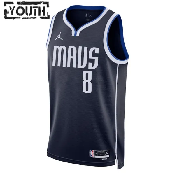 Maillot Enfant Dallas Mavericks Josh Green 8 Statement Edition Navy Swingman