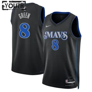 Maillot Enfant Dallas Mavericks Josh Green City Edition 2023-24 Noir Swingman
