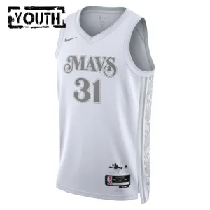 Maillot Enfant Dallas Mavericks Klay Thompson City Edition 2024-25 Blanc Swingman