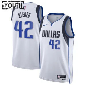 Maillot Enfant Dallas Mavericks Maximilian Kleber 42 Association Edition Blanc Swingman