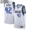 Maillot Enfant Dallas Mavericks Maximilian Kleber 42 Association Edition Blanc Swingman